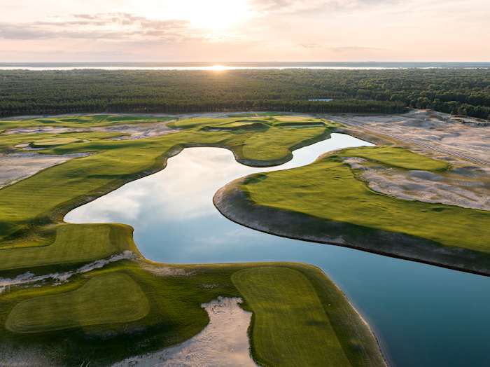 The Lido unveiled nine holes this summer, while the entire course is expected to open in 2023.